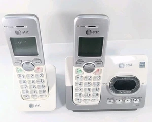 AT&T EL52213 Schnurloses Telefonsystem mit 2 Mobilteilen und Anrufbeantworter Ersatz  - Bild 1 von 8