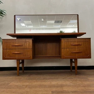 Vintage Mid-Century Modern Dressing Table With floating shelf & mirror MCM - Picture 1 of 11