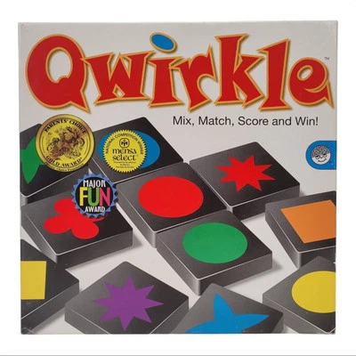 QWIRKLE Family Board Game Mix Match Score Win COMPLETE 2006 Mindware AWARD - Image 1 of 4