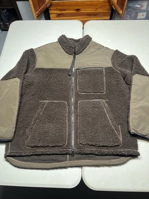 Filson Sprague Sportsman Fleece Sherpa Jacket Mens Size XXL Brown Full Zip Hunt - Image 1 of 4
