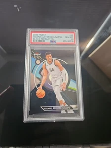 Finest Giannis Antetokounmpo #15 2023 refractor negro PSA 10 - Imagen 1 de 2