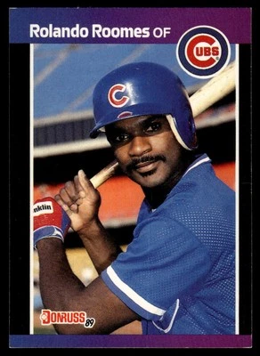 1989 Donruss #577c Rolando Roomes "LEAF, INC" & "*Denotes - Image 1 of 2