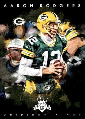 2015 Panini Gridiron Kings #63 Aaron Rodgers - Image 1 of 2