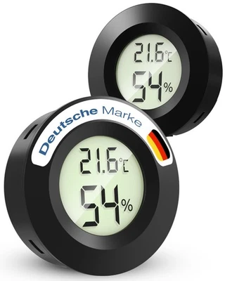 MAVORI Thermometer Hygrometer Thermo-hygrometer mini Luftfeuchtigkeit Temperaturmesser