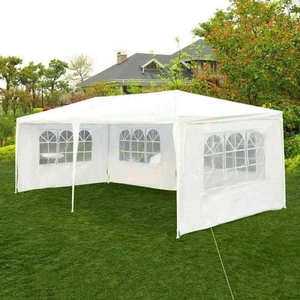 Alpulon 10 ft. x 20 ft. White Heavy-Duty Canopy Event Party Tent with 6 Side and - Picture 1 of 8