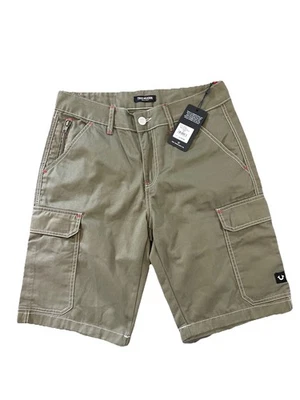 Pantalón Corto True Religion Cargo Para Hombre Talla 30 Color Kalamata Verde Estilo 108056R5 Foto 1 de 4
