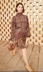 Ulla Johnson Wilhemina Dress Mock Neck Balloon Hem & Sleeves Sz P NWT $570 MSRP - Picture 1 of 13