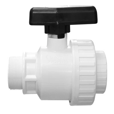 Swim Central 1.5IN HydroTools Pool Precision ABS Threaded Socket Ball Valve - Image 1 of 3