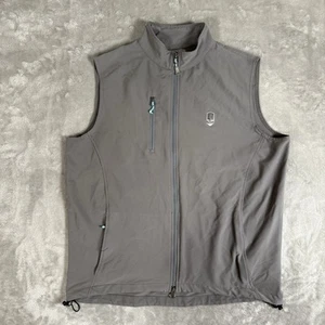 Peter Millar Element 4 Wind block Golf Vest Men's L Gray - Picture 1 of 6