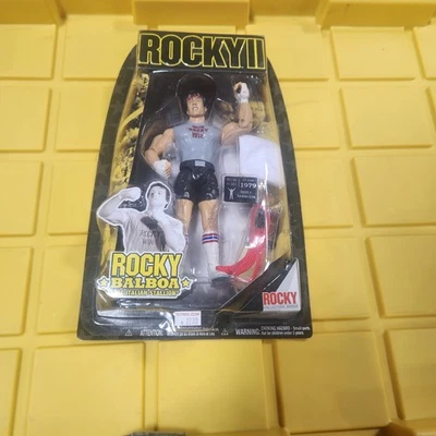 Figura de acción Rocky Balboa Rocky II 2 Jakks Pacific 2006 NUEVO equipo de entrenamiento A53#1 Foto 1 de 2