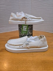 Sanuk Donna Hemp Slip-On Shoes Women's Sz 8 Hippy Deadcore Gorpcore Comfort  - Picture 1 of 11