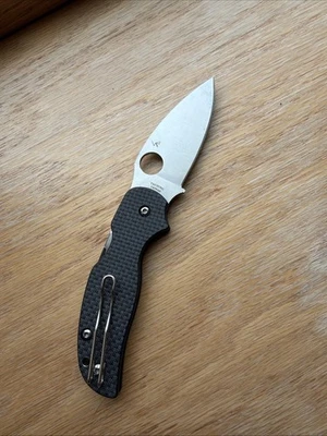 Spyderco - Sage 5 压缩锁刀碳纤维/G-10 手柄 — 第 1/4 张图片
