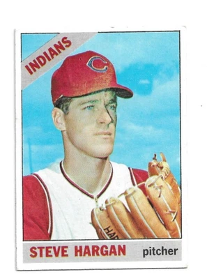 1966 Topps #508 Steve Hargan, Cleveland Indians - Image 1 of 3