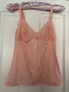 Intimo Apricot/Peach Camisole Singlet Top 10 - BNWOT - Picture 1 of 2