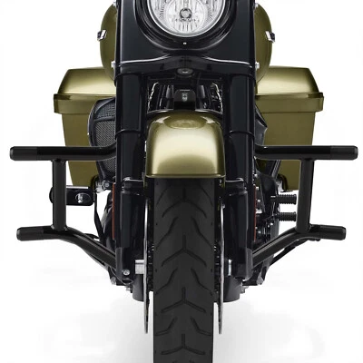 Para Harley Touring Road Glide 09-24 1-1/4" barra de proteção de motor frontal para estrada - Imagem 1 de 4