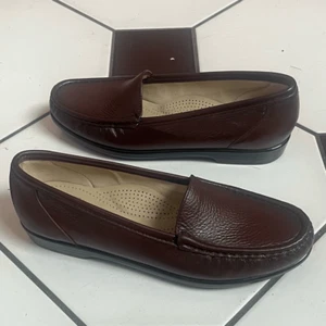 SAS genarbtes Leder Simplify Slipper Halbschuhe bequeme Schuhe Größe 7 N - Bild 1 von 8