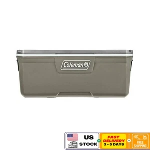 150 Qt Hard Cooler Keeps Ice 6 Days Ideal Tailgating Camping W/ Cup Holders New - Picture 1 of 9