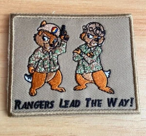 U.S. Military Army Rangers Lead The Way and Rescue POW Patch Hook and Loop - Picture 1 of 1