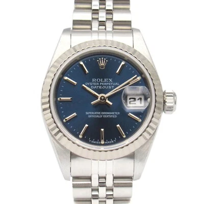 ROLEX Datejust U number Wrist Watch 69174 AT winding K18WG SS Used Women - Image 1 of 4