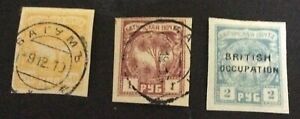 Batum 1919-20 SG 3/4 + 46 50k-1R Used + 2R O/print British Occupation