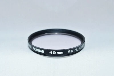 Super Albinar 49 mm Skylight (1A) Screw-In Filter Made in Japan (V-322) - Image 1 of 3