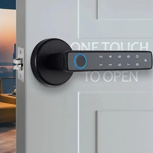 Smart Door Lock Fingerprint Combination Door Lock Electronic Keypad APP Key - Picture 1 of 17