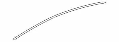 Genuine Infiniti 2017-2019 QX30 Sport Front Door Upper Molding Left 80283-5DA0A - Изображение 1 из 2