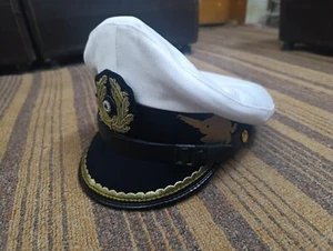 WWII Deutsche Marine U-Boot Senior Offizier (Kriegsmarine) Schirmmütze - Bild 1 von 1