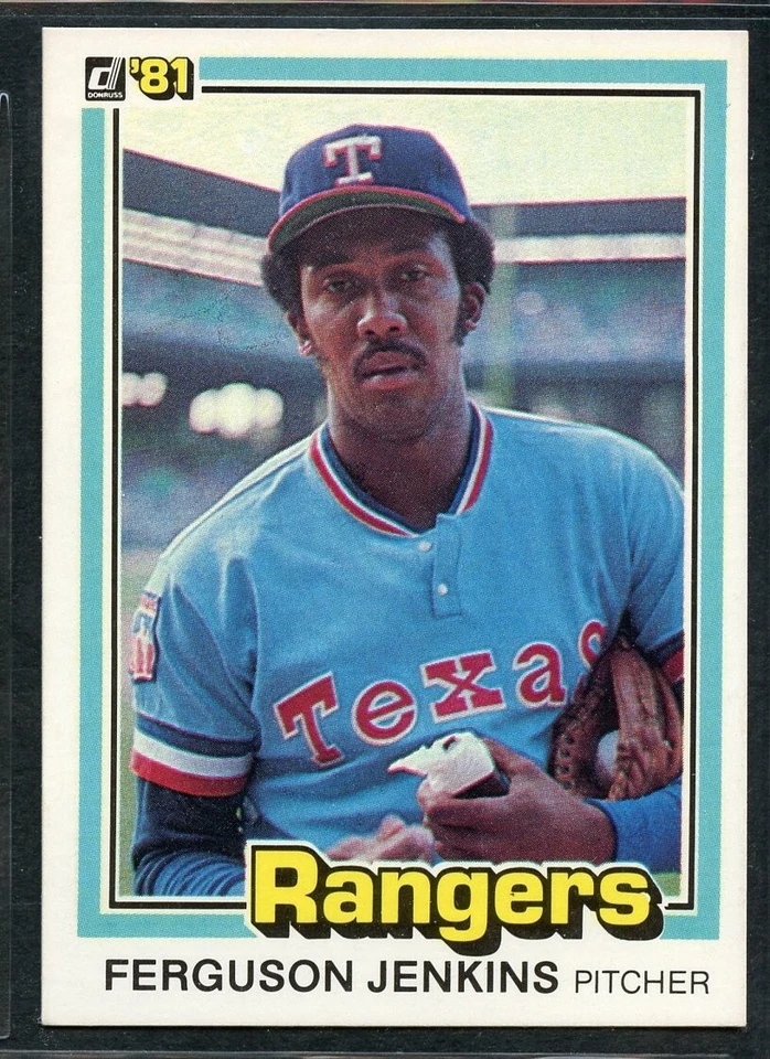 1981 Donruss Baseball - #146 - Ferguson Jenkins - Texas Rangers - Image 1 of 1