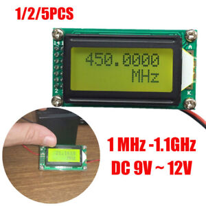 Lot 1-5Pcs 1MHz -1.1GHz LED Frequency Counter Tester Measurement For Ham Radio