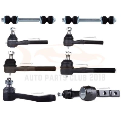 8pcs Suspension Complete Front Tie Rods Kit For 1997-2002 2003 Ford F-150 4WD Foto 1 de 4