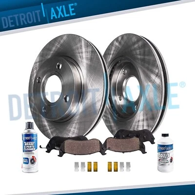 Front Disc Rotors + Brake Pads for Mazda Protege MX-3 Ford Escort Mercury Tracer - Image 1 of 4