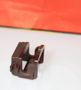 LEGO - Dark Brown Saddle w/ 2 Clips for Horse Cow or Camel Animal Castle Town - Picture 1 of 3