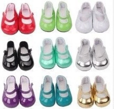 Footwear, Mary Jane Shoes Patent Leather, 9 Colors! Designed for 18-Inch Dolls - Image 1 of 4