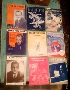 36 Lot - Vintage 1st Edition Sheet Music ~ Famous Composers & Performers ~ Lot B - Picture 1 of 12