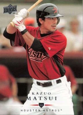 2008 Upper Deck Baseball Kazuo Matsui Houston Astros #512 - Image 1 of 2