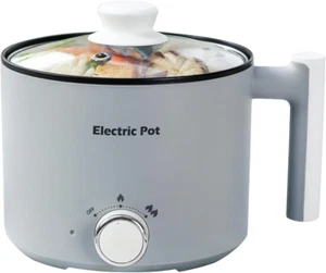 Electric Hot Pot:1.5 L Ramen Cooker, Dual Power Mini Portable Multi-Functional L - Picture 1 of 12