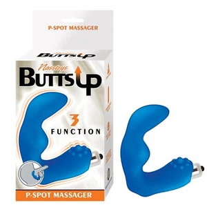 Butts Up 3 Function Water Resistant Blue Vibrating Anal Prostate Massager Vibe - Picture 1 of 4