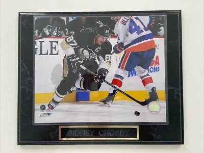 Placa Sidney Crosby Pittsburgh Penguins con foto de 8x10 Foto 1 de 2