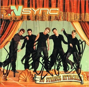 N*SYNC SIGNED No Strings Attached CD Justin Timberlake Near Mint COA - Picture 1 of 1
