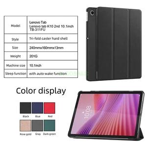 HOT Smart Leather Stand Case Magnetic Cover For Lenovo Tab 10.1" TB311XU/FU 2025 - Picture 1 of 23