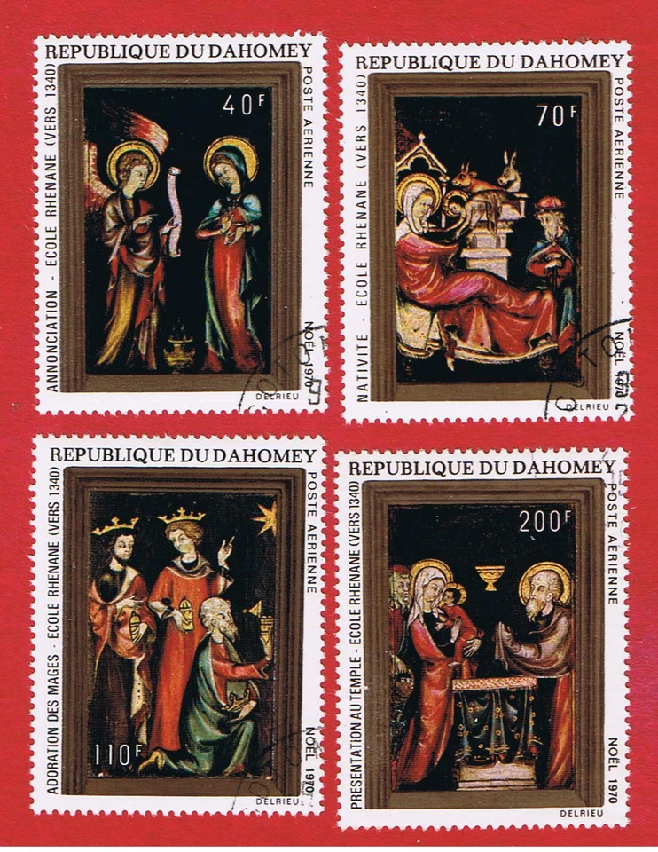 Dahomey #C132-135  VF used  Air Post  Free S/H  - Image 1 of 1