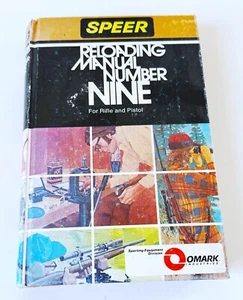 Manual de recarga Speer número 9 cuarta impresión 1978 buen estado - Imagen 1 de 8
