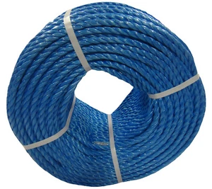 8mm Blue Polypropylene Rope Coils, Poly rope, PP Sailing, Agriculture, Camping - Picture 1 of 1