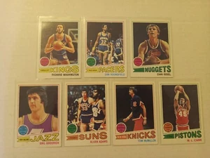 1977-78 Topps Vintage Basketball Card Lot Of 9 See Pics Dan Issel ML Carr Adams  - Bild 1 von 18