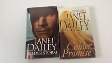 2x Janet Dailey Paperback Book Bundle Calder Storm Calder Promise Australia -H