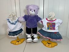 💜 Build A Bear Nickelodeon iCarly Purple Bear w/ Outfits Clothing 💜