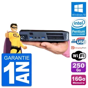 Ultra Mini PC Lenovo M92p Tiny G2020T RAM 16GB Disco 250GB Windows 10 Wifi - Imagen 1 de 7