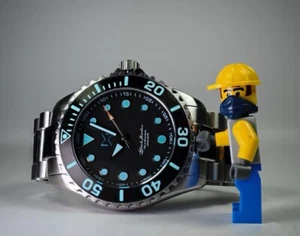 Reloj de buceo para hombre Marlinwatch 43 mm correa de acero inoxidable 🐟 Mk6 en caja - Imagen 1 de 16