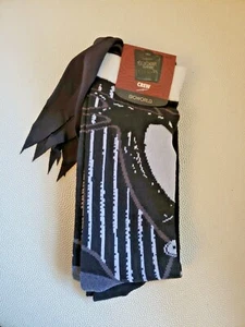 Disney Nightmare Before Christmas Jack Skellington Crew Socks w/ Wings 2 Pr - Picture 1 of 2